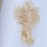 Aimole Synthetic Ponytail Claw Clip-on Straight Wig Short Extensions Hair Hairpiece(613-Pale Blond)