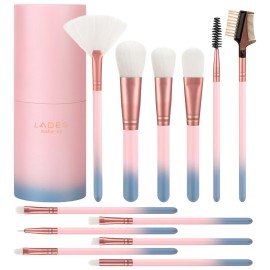 Makeup Brush Set with Case - 12 Pcs Makeup Brush Sets for Foundation Beauty Eyeshadow Blush Powder Concealer Contour Brushes Kit with Black Case Makeup Brush Set with Case - 12 Pcs Makeup Brush Sets for Foundation Beauty Eyeshadow Blush Powder Concealer Contour Brushes Kit with Black Case