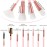Makeup Brush Set with Case - 12 Pcs Makeup Brush Sets for Foundation Beauty Eyeshadow Blush Powder Concealer Contour Brushes Kit with Black Case
