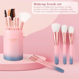 Makeup Brush Set with Case - 12 Pcs Makeup Brush Sets for Foundation Beauty Eyeshadow Blush Powder Concealer Contour Brushes Kit with Black Case Makeup Brush Set with Case - 12 Pcs Makeup Brush Sets for Foundation Beauty Eyeshadow Blush Powder Concealer Contour Brushes Kit with Black Case