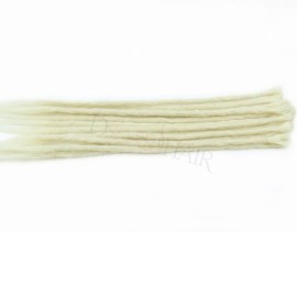 Dsoar Blonde Synthetic Dreads 20 Inch Handmade Dreadlock Extensions 12 Strands/Pack Twist Braiding Hair Hippie Crochet Braids (613,Blonde Color)