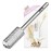 PANA 3/32 Small Smooth Round Top Safety Carbide Nail Drill Bit for Gel Polish & Acrylic Removal Nail Salon Manicure Pedicure Electric File Tools (Small Barrel - Silver, Coarse)