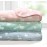 effe bebe Ducky Coral Fleece Baby Stroller Blanket 30x40 French Green