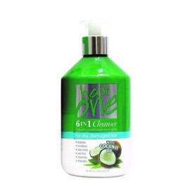 Hair One 6 in 1 Cleanser, Coconut, 16.9 Fluid Ounce
