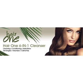 Hair One 6 in 1 Cleanser, Coconut, 16.9 Fluid Ounce