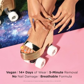 CND Shellac Gel Nail Polish, Long-lasting NailPaint Color with Curve-hugging Brush, Plum/Berry Polish, 0.25 fl oz