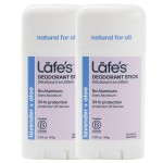 Lafe\'s Natural Deodorant | 2.25oz Aluminum Free Natural Deodorant Stick for Women & Men | Paraben Free & Baking Soda Free with 24-Hour Protection (Lavender & Aloe, 2.25 Ounce (2-Pack))