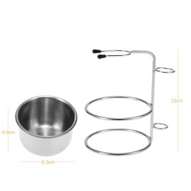 Anself 2 in 1 Shaving Bowl, Men\'s Shaving Set, Shaving Cup + Men\'s Razor Blade Holder, Soap, Bowl, Shaving Holder