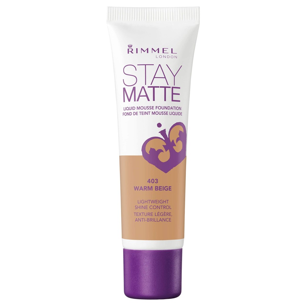 Rimmel Stay Matte Foundation, Warm Beige, 1 Fluid Ounce Rimmel Stay Matte Foundation, Warm Beige, 1 Fluid Ounce