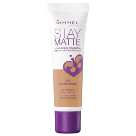 Rimmel Stay Matte Foundation, Warm Beige, 1 Fluid Ounce Rimmel Stay Matte Foundation, Warm Beige, 1 Fluid Ounce