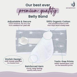 MEMEENO Baby Belly Band - Heating Pad for Gas & Colic Relief, Newborns