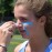 EyeBlack BattlePaint - Bright Colored Under Eye Black Grease for Pro Athletes and Super Fans - Baseball, Softball, Football - 1 Stick - Baby Blue
