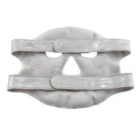 FOMI Cold Clay Facial Ice Mask | Cooling Face Mask for Acne, Swollen Face, Puffy Eyes, Dark Circles, Headache, Migraine, Sinus Relief | Fabric Backing | Natural Clay Filling (X-Large)