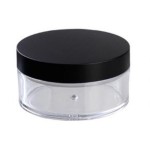2Pcs 50ml Plastic Empty Powder Puff Case Face Powder Blusher Makeup Cosmetic Jars Containers Travel Kit