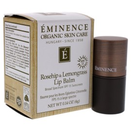 Eminence Organic Skincare Rosehip & Lemongrass Lip Balm SPF 15, 0.14 Oz, 24 Count Eminence Organic Skincare Rosehip & Lemongrass Lip Balm SPF 15, 0.14 Oz, 24 Count