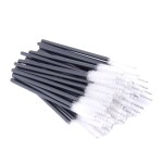 Xiaoyu 100PCS Disposable Mascara Wands Eyelash Applicator Eyebrow Brush - White