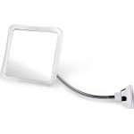 MIRRORVANA Flexible Fogless Shower Mirror for Bathroom Shaving with Height Adjustable Gooseneck Extension, 360 Swivel and Upgraded Suction Cup - Shatterproof 6.3 x 6.3 Surface