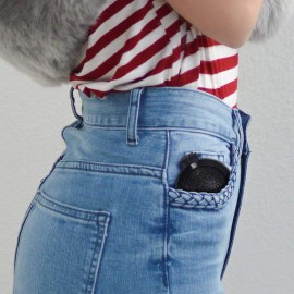 LOUISE MAELYS 4pcs Round Folding Pocket Hair Brush Mini Hair Comb with Makeup Mirror for Travel Candy Color LOUISE MAELYS 4pcs Round Folding Pocket Hair Brush Mini Hair Comb with Makeup Mirror for Travel Candy Color