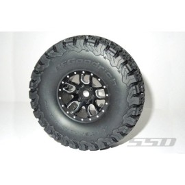 SSD RC 1.9 Double Time Wheels (Black) (2)