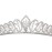SAMKY Royal Queen Rhinestone Crytal Flower Bridal Wedding Tiara Crown T1140