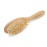 GranNaturals Wooden Brush with Wooden Bristles -Oval Wood Curly Hair Brush for Detangling and Styling for Womens Hair