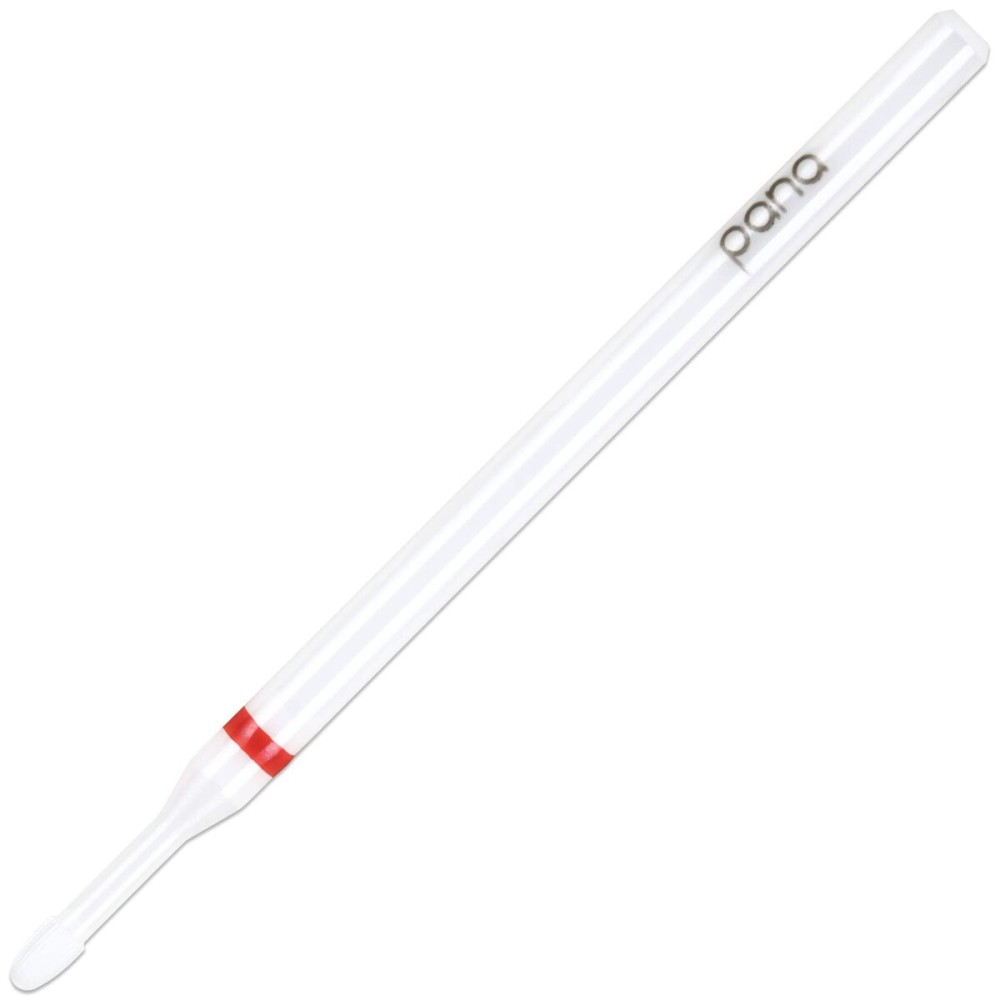 PANA 3/32 Cuticle Clean White Ceramic Nail Carbide Bit (Grit: Fine - F)