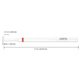 PANA 3/32 Cuticle Clean White Ceramic Nail Carbide Bit (Grit: Fine - F)