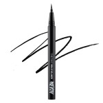 MERZY The First Pen Liquid Eye Liner | Waterproof Eyeliner, Long Lasting, Smudge-Resistant, High-Intensity Pigmented Color, Brush Tip Eyeliner | (P1, Black, OREO)