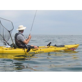 Alemon Shark Teeth Mouth Reflective Decals Graphics Sticker Fishing Boat Canoe Car Truck Kayak Decals Accessories,14.8 x 5.0 inches