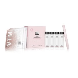 Erno Laszlo Vitality Skincare Mask, Pink Face Mask Peel, Plump and Clarify, Mineral Powder Blend with Serum Lotion, 4 Pack of Masks (1.25 Fl Oz Each)