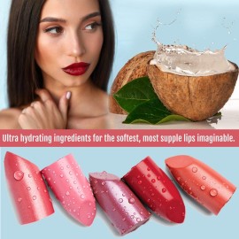 BaeBlu Organic Lipstick 100% Natural Hydrating Antioxidant-Rich, Made in USA, Naked Fig
