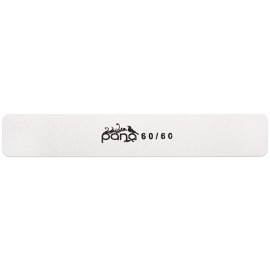 10pcs - PANA Jumbo Double-Sided Emery Nail File for Manicure, Pedicure, Natural, and Acrylic Nails - White (Grit 60/60)
