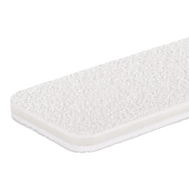 10pcs - PANA Jumbo Double-Sided Emery Nail File for Manicure, Pedicure, Natural, and Acrylic Nails - White (Grit 60/60)