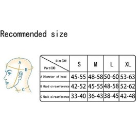 MELADY Fashion Full-Face Anti Wrinkle Face Slimming Cheek Mask Lift V Face Line Slim (XL)