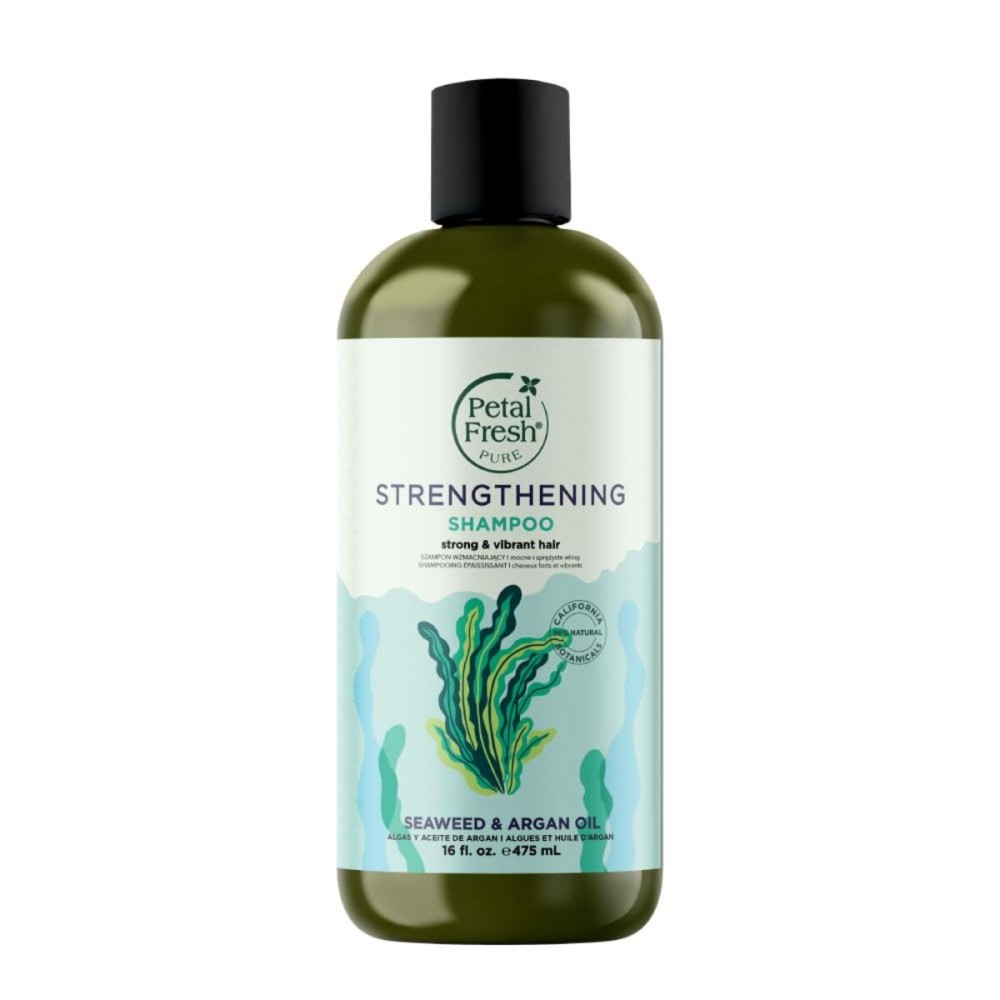 Petal Fresh Pure Strengthening Seaweed & Argan Oil Shampoo, 16 Ounce