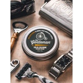 Walton Wood Farm Solid Cologne (The Gentleman) Citrus & Mahogany Scent Vegetarian-Friendly and Paraben-Free 2.5 oz