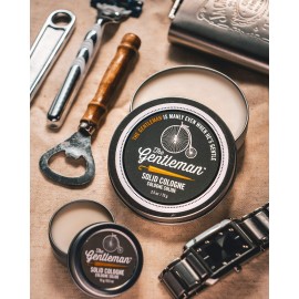 Walton Wood Farm Solid Cologne (The Gentleman) Citrus & Mahogany Scent Vegetarian-Friendly and Paraben-Free 2.5 oz