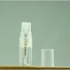 ZbFwmx 2ML Empty Mini Perfume Glass Bottle Mist Spray Pump Sample Pen Contaier Small Perfumes Atomizer Sprayer Vial Containers (10 Pack Set)