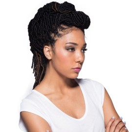 Bobbi Boss Synthetic Hair Crochet Braids African Roots Braid Collection Nu Locs 14 (6-PACK, 2)