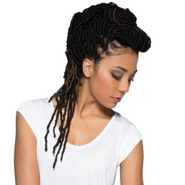 Bobbi Boss Synthetic Hair Crochet Braids African Roots Braid Collection Nu Locs 18 (6-PACK, 2)