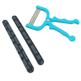 GARASANI Portable Fine Hair Removal Face Hair Threading Beauty Epilator Tool Tongs 1Pcs and Nail Files 2Pcs (Assorted Colors) GARASANI Portable Fine Hair Removal Face Hair Threading Beauty Epilator Tool Tongs 1Pcs and Nail Files 2Pcs (Assorted Colors)