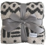 Saranoni Luxury Blankets Super Soft Blankets for Babies Ultra Soft Double Layer Bamboo Luxury Baby Blanket (Mudcloth, Receiving Blanket 40 x 30)