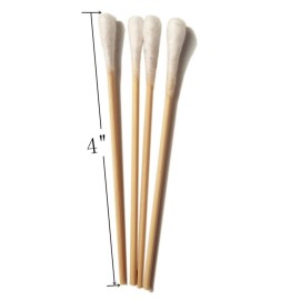 Kingzhuo 1000pcs Cotton Swabs 4 Wood Stick for Medical Wound Care Skin Clean Widely Used at School Office Home (4 1000pcs) Kingzhuo 1000pcs Cotton Swabs 4 Wood Stick for Medical Wound Care Skin Clean Widely Used at School Office Home (4 1000pcs)