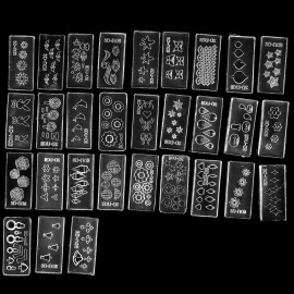 SING F LTD 30 Style Durable 3D Acrylic Mold for Nail Art DIY Decoration Design Silicone SING F LTD 30 Style Durable 3D Acrylic Mold for Nail Art DIY Decoration Design Silicone