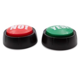 Talking Yes & No Buzzer Buttons - Pack of 2