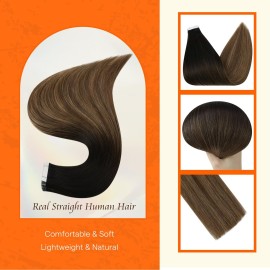 Full Shine Tape in Hair Extensions Color 1B Off Black Fading to 6 and 27 Honey Blonde 16 Inch Invisible Natural Hair Extensions Real Human Hair Tape in 20PCS Seamless Skin Weft Remy Extensions 50g Full Shine Tape in Hair Extensions Color 1B Off Black Fading to 6 and 27 Honey Blonde 16 Inch Invisible Natural Hair Extensions Real Human Hair Tape in 20PCS Seamless Skin Weft Remy Extensions 50g