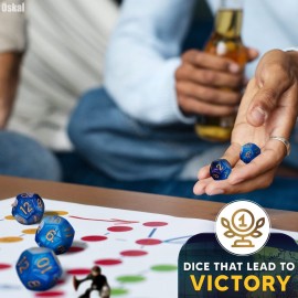 10 Pcs Dungeons and Dragons Dice Set - D12 Dice Set D&d Dice Polyhedral Dice Set Role Playing Dice Sets for Table Games D and D Dice Set - RPG Dice Set Bulk DND Dice Set DND Dice Bulk D&d Dice Set