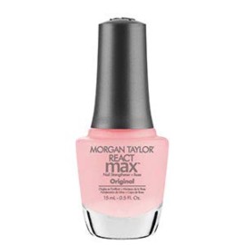 Morgan Taylor REACTmax Nail Strengthener & Extended Wear Base Coat - 2-in-1 Formula, Formaldehyde-Free, Strengthens, Nourishes & Protects Nails, No Brittleness, PolyElastin Complex (Original - 15mL)