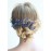Missgrace Bridal Navy Blue Hair Comb Women Crystal Hair Clip Headpiece for Wedding and Party Vintage Hair Comb Bridal Hair Accessories