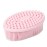 3 Set of Multifunctional Silicone Body Scrubber Loofah Soft and Skin-Friendly-,Easy to Clean,Scalp Massage Durable and Hygienic - Suitable for Various People and Pets (1 Count Pink)